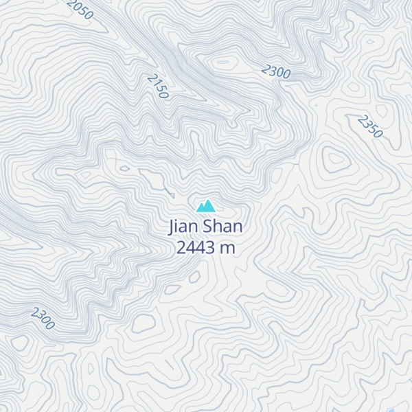Map of Jian Shan