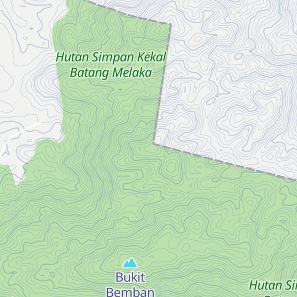 Map of Bukit Batang Melaka