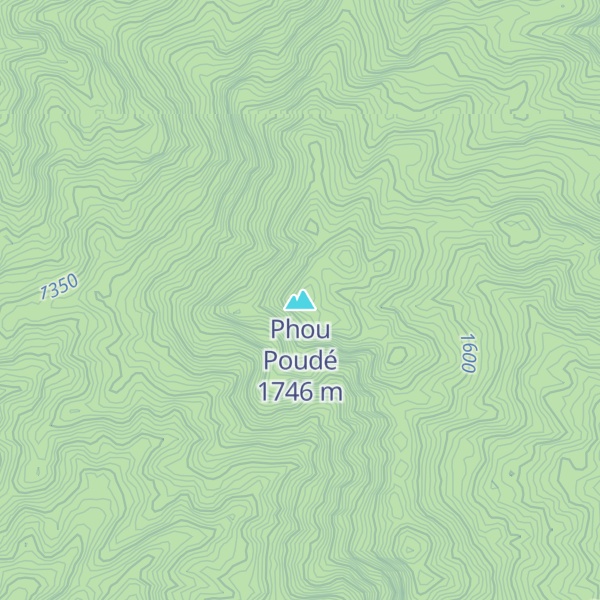 Map of Phou Poudé