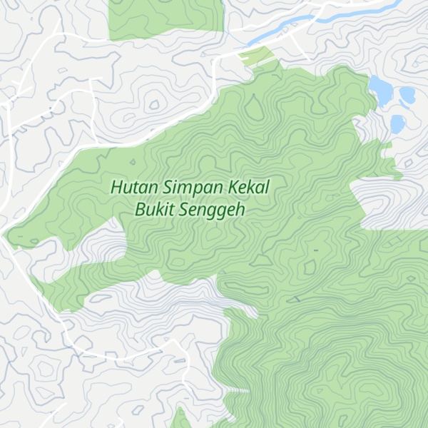 Map of Bukit Batu Hampar
