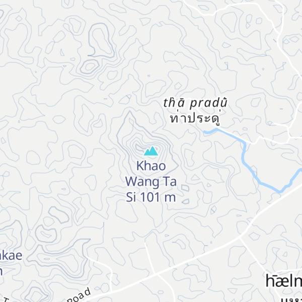 Map of Khao Wang Ta Si