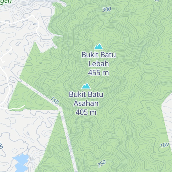 Map of Bukit Batu Asahan