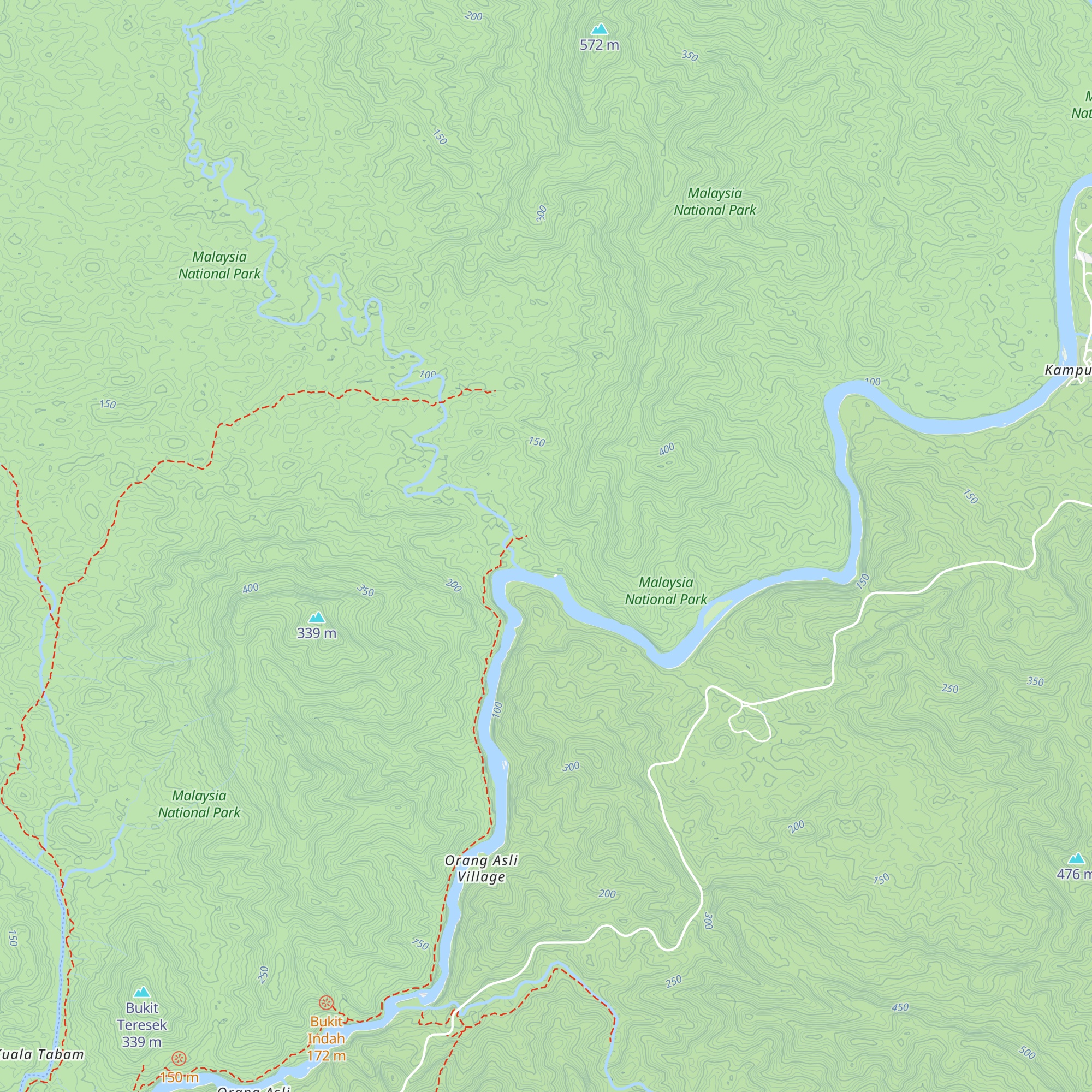 Kuala Terenggan Lodge map