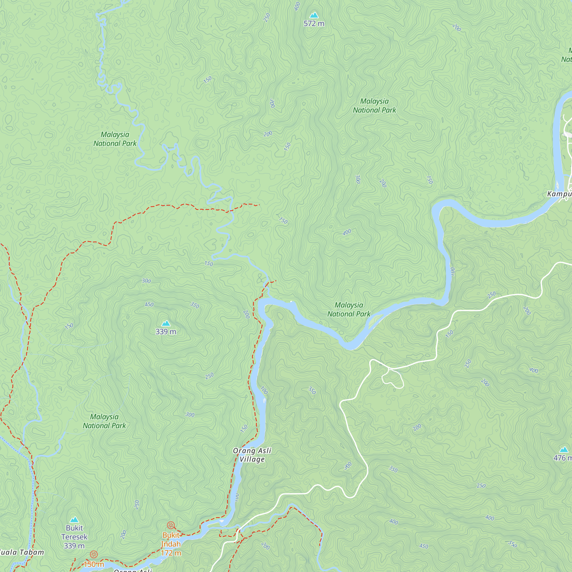 Kuala Terenggan Lodge map