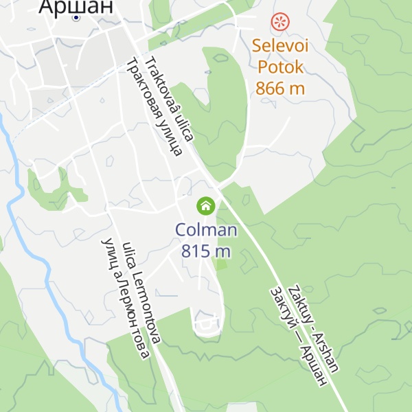 Map of Colman