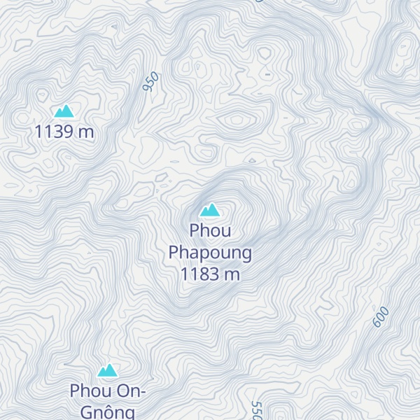 Map of Phou Phapoung
