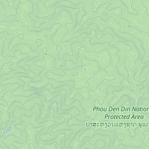 Map of Phou Hangho