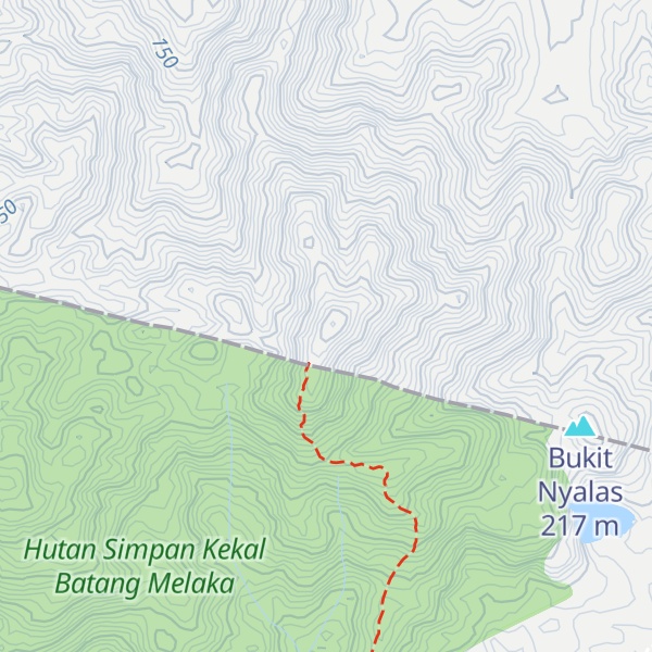 Map of Bukit Gapis