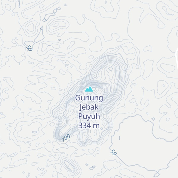 Map of Gunung Jebak Puyuh