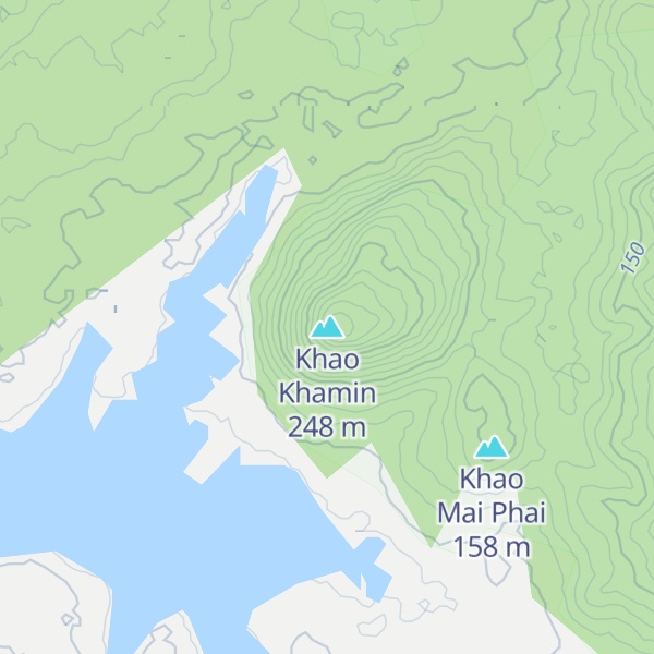 Map of Khao Khamin