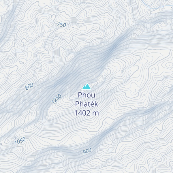 Map of Phou Phatèk