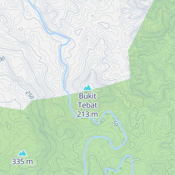 Map of Bukit Tebat