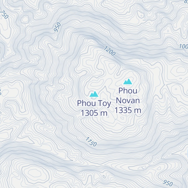 Map of Phou Toy