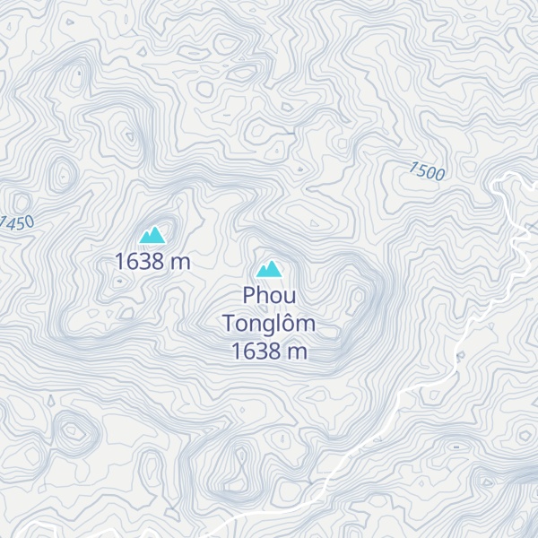 Map of Phou Tonglôm