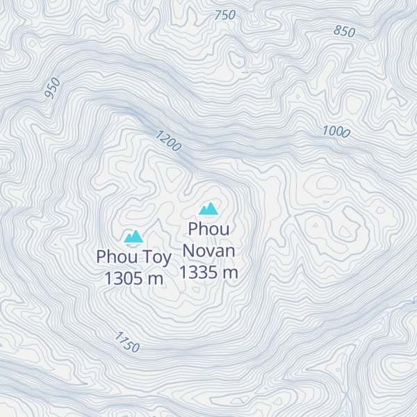 Map of Phou Novan