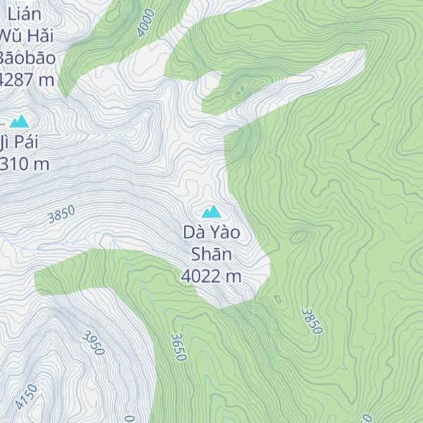 Map of Dà Yào Shān