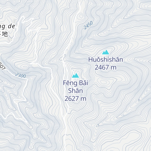 Map of Fēng Bǎi Shān