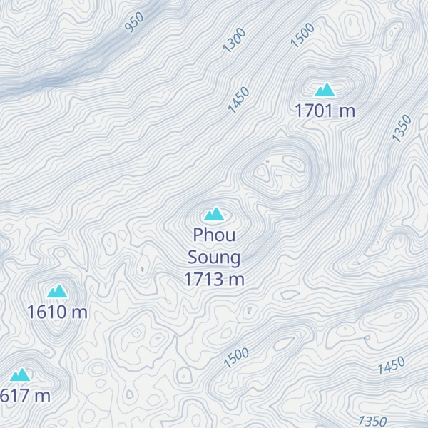 Map of Phou Soung