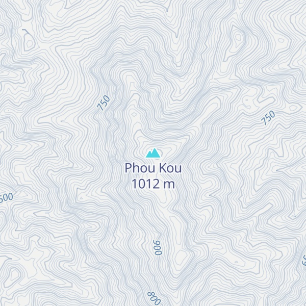 Map of Phou Kou