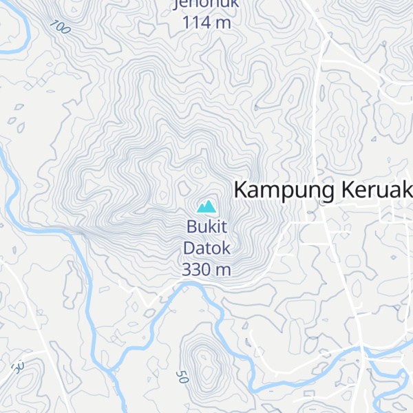 Map of Bukit Datok