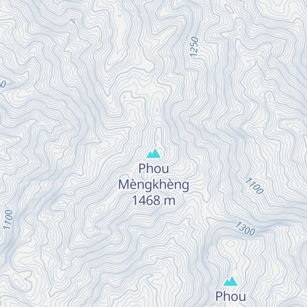 Map of Phou Mèngkhèng