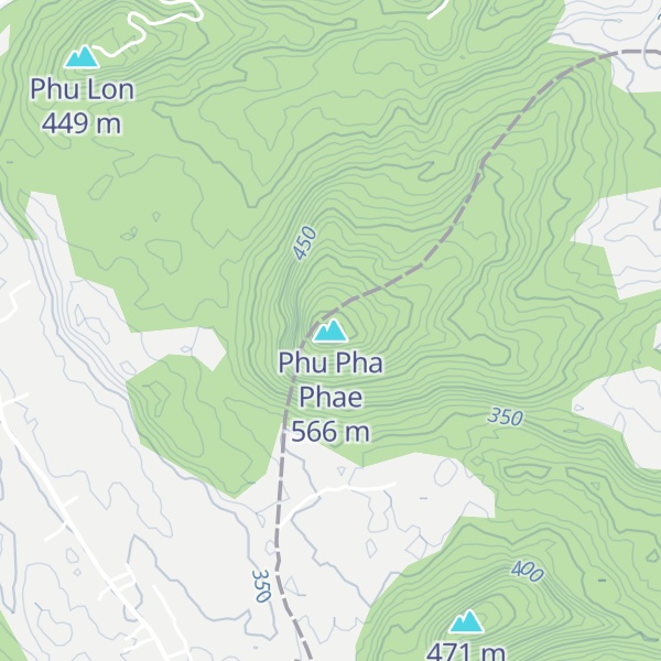 Map of Phu Pha Phae