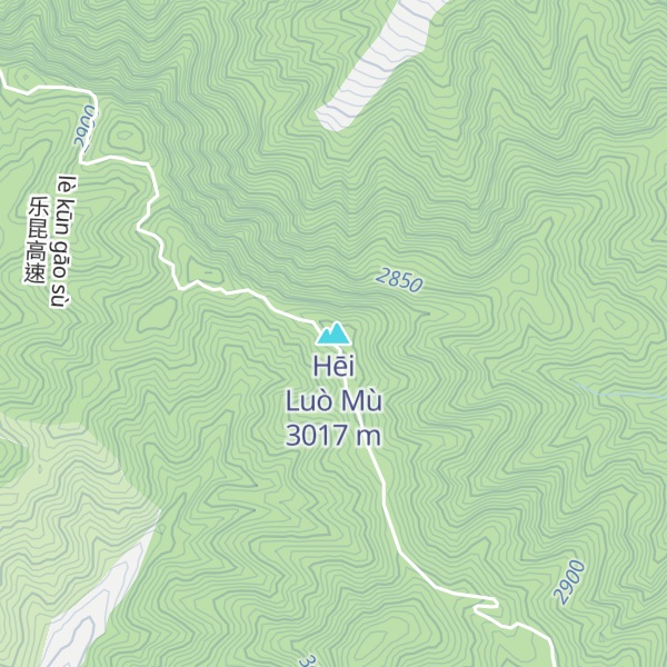 Map of Hēi Luò Mù