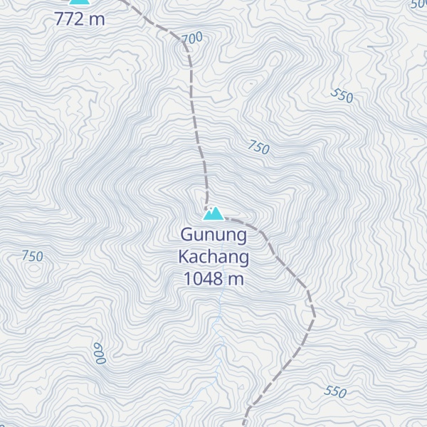Map of Gunung Kachang
