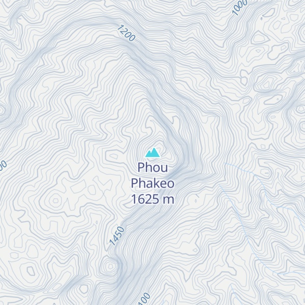 Map of Phou Phakeo