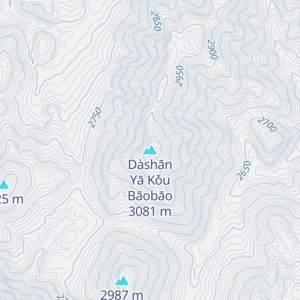 Map of Dàshān Yā Kǒu Bāobāo