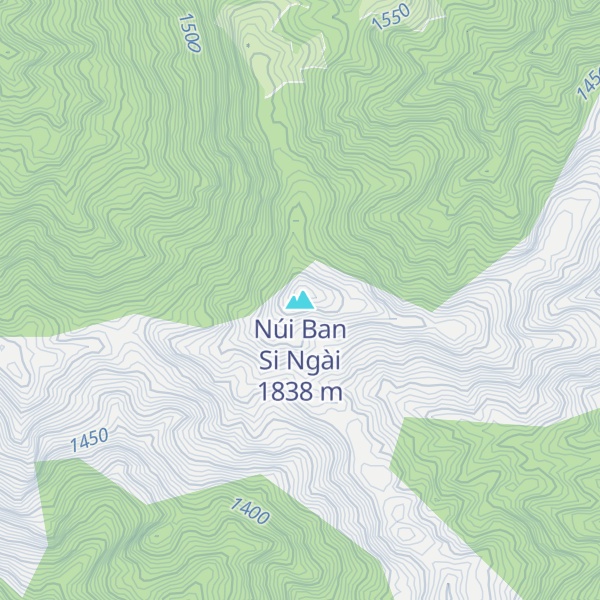 Map of Núi Ban Si Ngài