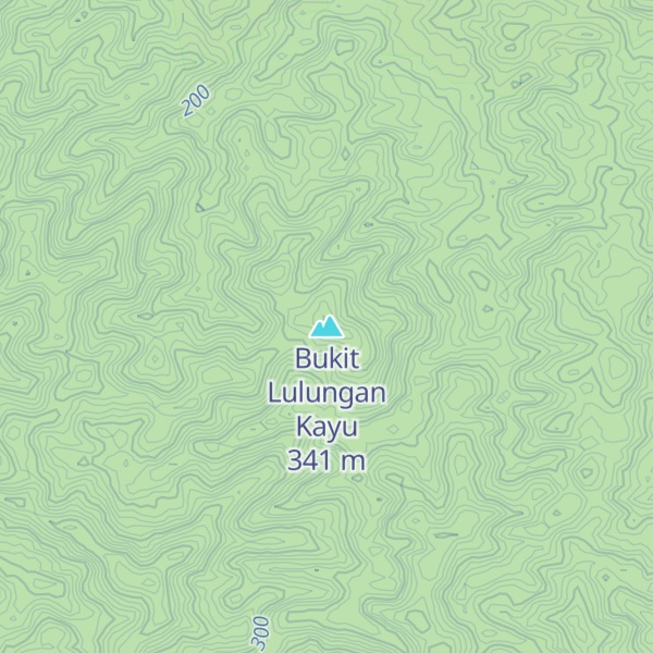 Map of Bukit Lulungan Kayu