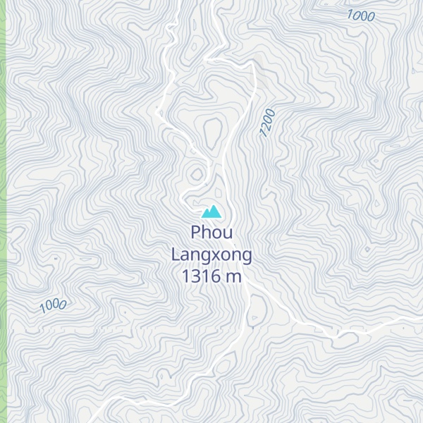 Map of Phou Langxong