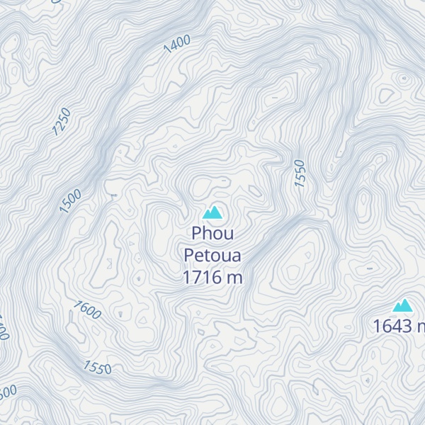 Map of Phou Petoua