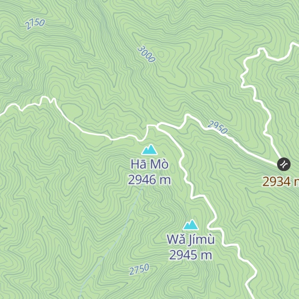 Map of Hā Mò