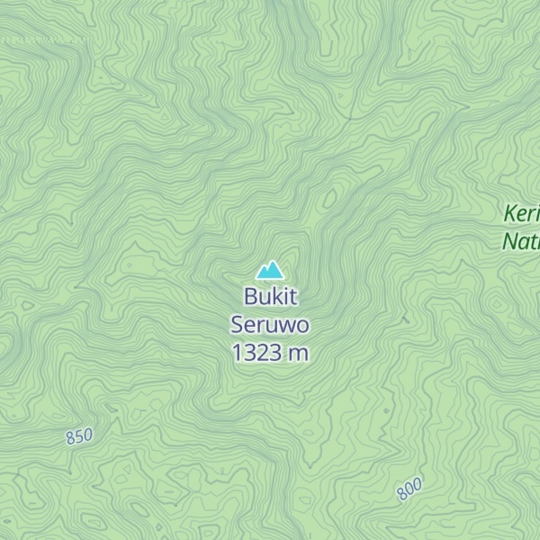 Map of Bukit Seruwo