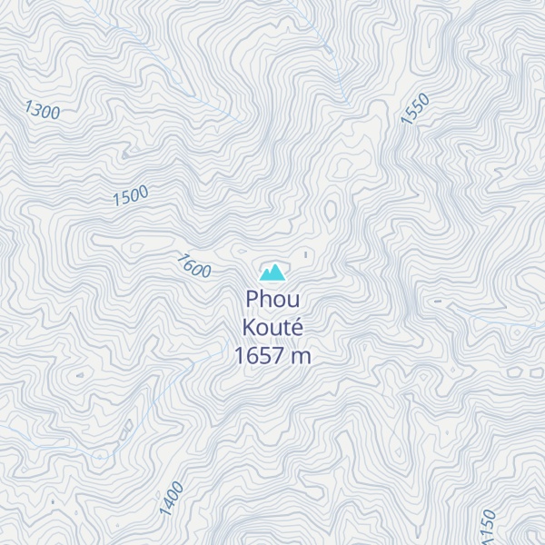 Map of Phou Kouté
