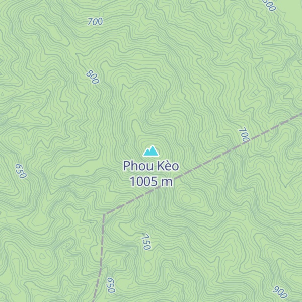 Map of Phou Kèo