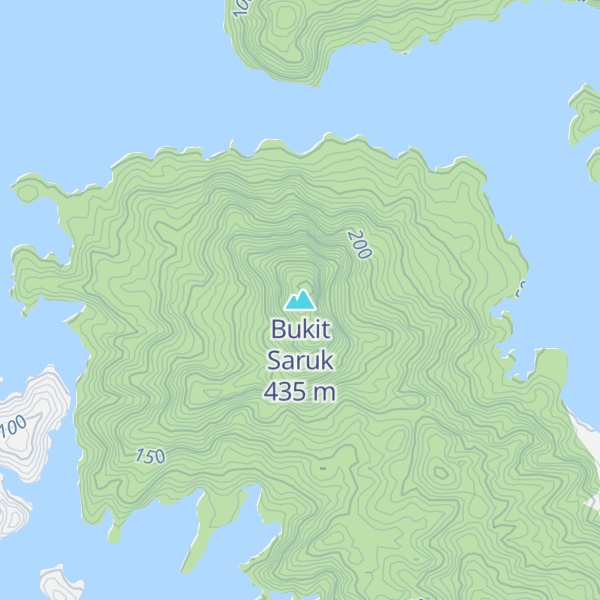 Map of Bukit Saruk