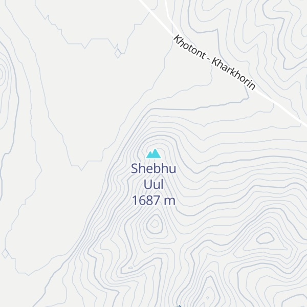 Map of Shebhu Uul