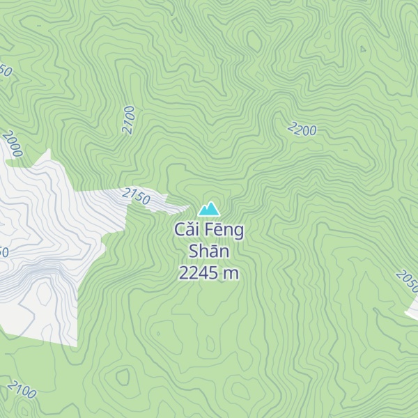 Map of Cǎi Fēng Shān