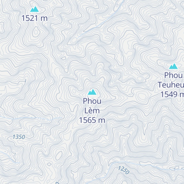 Map of Phou Lèm