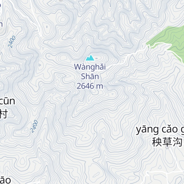 Map of Dà Fén Shān