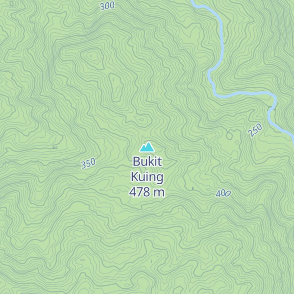 Map of Bukit Kuing