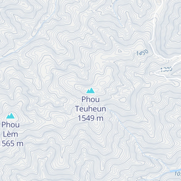Map of Phou Teuheun