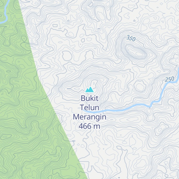 Map of Bukit Telun Merangin