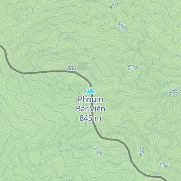 Map of Phnum Bâr Viĕn