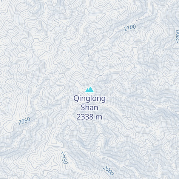Map of Qinglong Shan