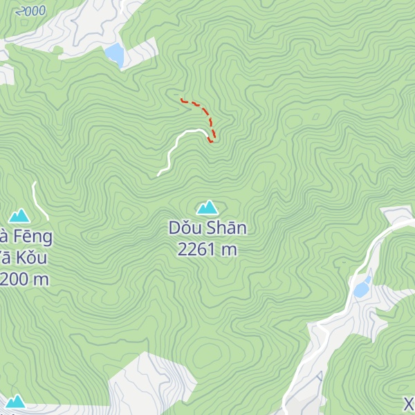 Map of Dǒu Shān