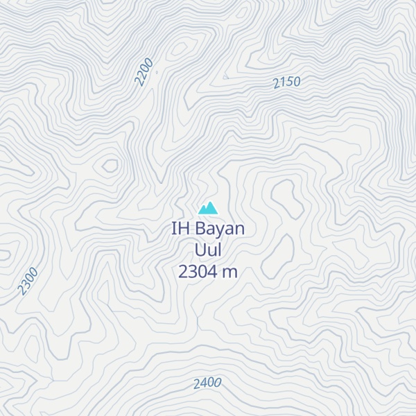 Map of IH Bayan Uul